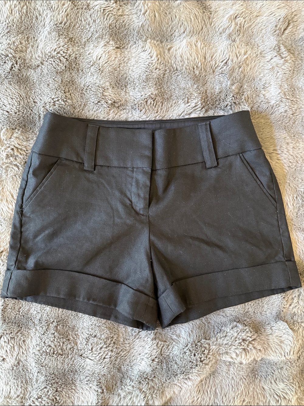 NWOT Express Linen Cuffed Shorts